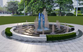Plaza Fountain Design