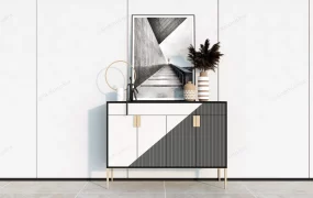 Entryway Accent Console Cabinet
