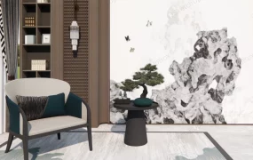 Asian Wall Accent Idea