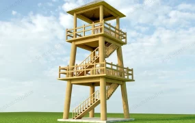 Wooden Observation Tower