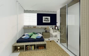 Simple Teenage Boys Bedroom