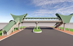 Overhead Pedestrian Bridge