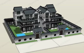 Traditional Chinese Townhouse
