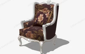 Antique French Style Armchair