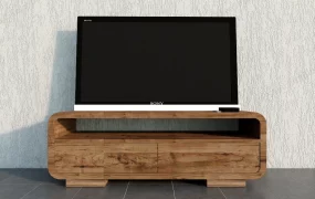 Small Rustic Wood Tv Stand