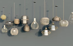 Bamboo Pendant Lights Collection