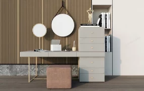 Dressing Vanity Makeup Table Idea