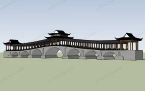 Chinese Covered Bridge