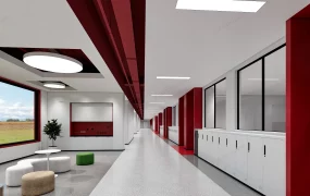School Corridor