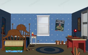 Blue Boys Room Idea