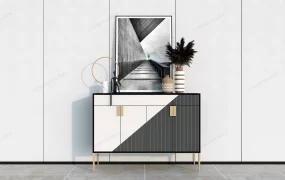 Modern Entryway Accent Cabinet
