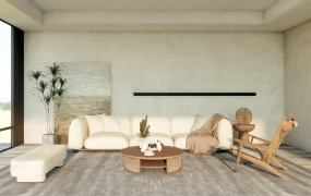 Wabi Sabi Modern Living Room Ideas