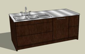 Rustic Kitchen Island