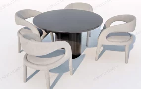 Round Dining Table Set