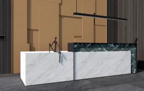 High End Marble Reception Desk