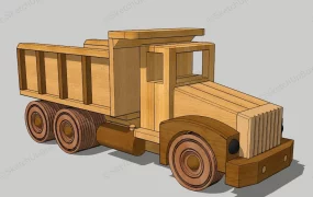 Wooden Truck Toy