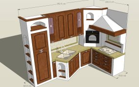 Small Vintage Kitchen Design