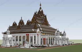 Thai Buddhist Temple Architecture