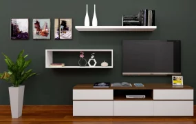 Modern Minimalist TV Entertainment Center
