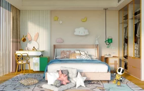 Lovely Girls Bedroom Idea