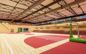 Indoor Basketball Gym