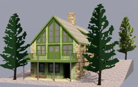Rustic Mountain Cabin