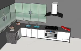 L Shaped Kitchen Cabinet Design