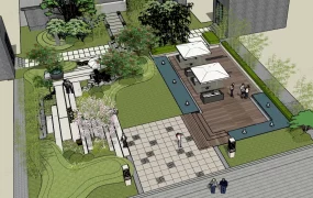 Small Public Garden Landscape Design