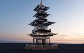 Japanese Style Pagoda