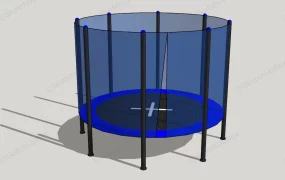 Trampoline With Net