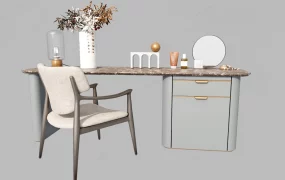 Marble Top Dressing Table