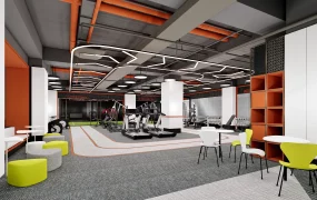 Commercial Gym Interior Design