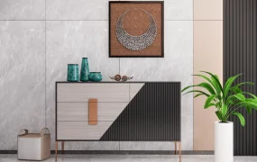 Modern Living Room Accent Cabinet