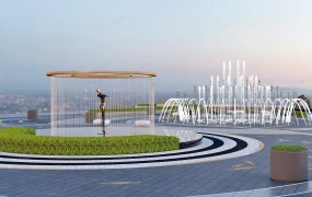 Plaza Fountain Design