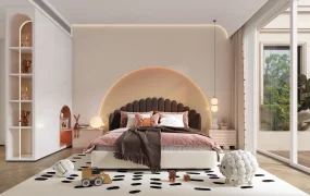 Modern Stylish Child's Bedroom SketchUp 3D Model