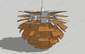 Pine Cone Pendant Light