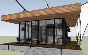 Commercial Outdoor Cafe Bar Design