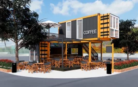 Shipping Container Cafe Design