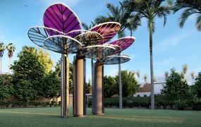 Tree Like Park Shade Structures