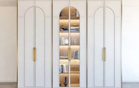 Modern French Wardrobe Cabinet