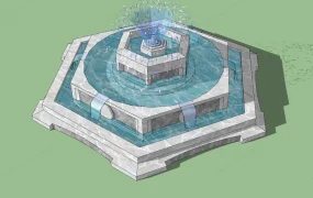 Hexagonal Fountain