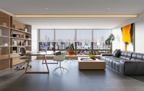 Modern Executive Office Workspace SketchUp 3D Model