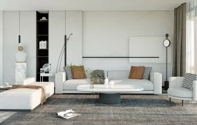 White And Grey Living Room Ideas