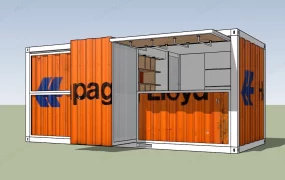 Shipping Container Concession Stand