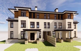 Modern Duplex House Plan