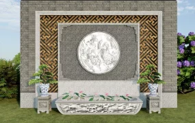 Landscaping Feature Wall