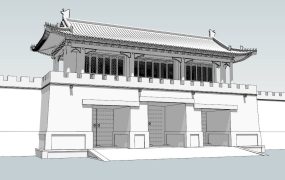 Ancient Chinese City gate