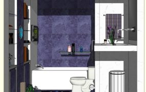 Small Bathroom with Bathtub Design