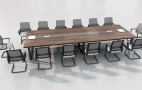 Rectangle Conference Table And Chairs