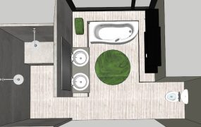 Master Bathroom Layout